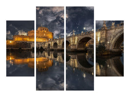 4-piece-canvas-print-arches-and-clouds
