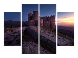 4-piece-canvas-print-aunqueospese-castle