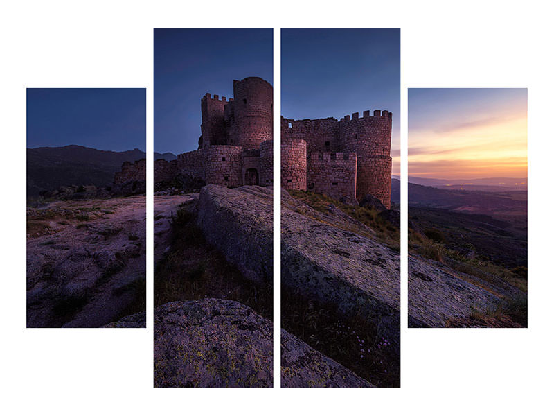 4-piece-canvas-print-aunqueospese-castle