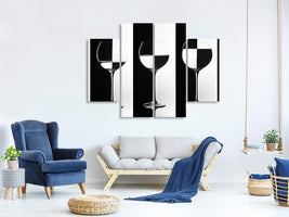 4-piece-canvas-print-black-and-white-iv