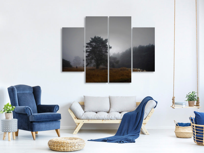4-piece-canvas-print-foggy-memory-of-the-past
