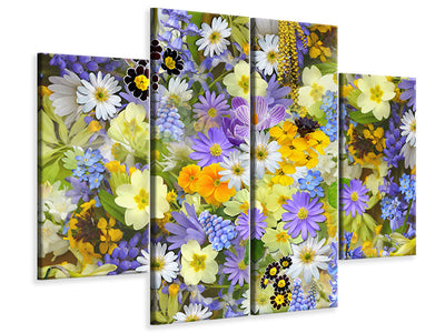 4-piece-canvas-print-fresh-spring-flowers