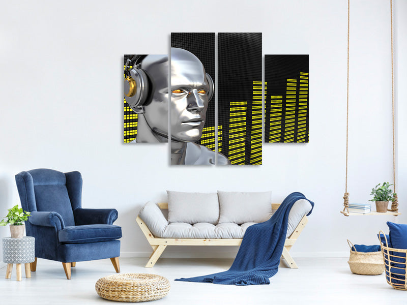 4-piece-canvas-print-futuristic-dj