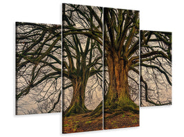 4-piece-canvas-print-ghostly-trees