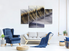 4-piece-canvas-print-golden-water