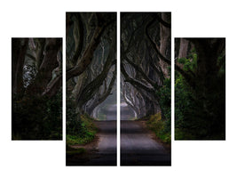 4-piece-canvas-print-magic-road