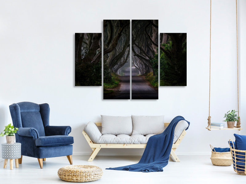 4-piece-canvas-print-magic-road