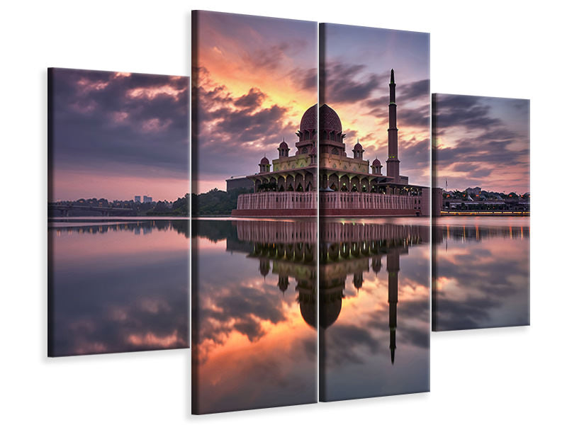 4-piece-canvas-print-masjid-putrajaya