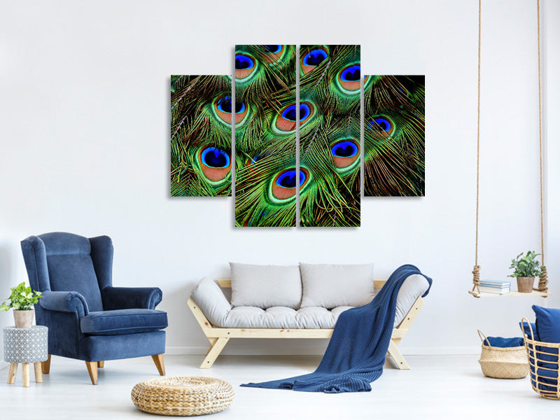 4-piece-canvas-print-peacock-feathers-xxl