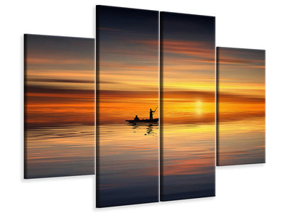 4-piece-canvas-print-romantic-sunset-on-the-sea-ii