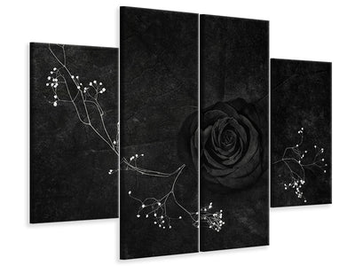 4-piece-canvas-print-rose-noire