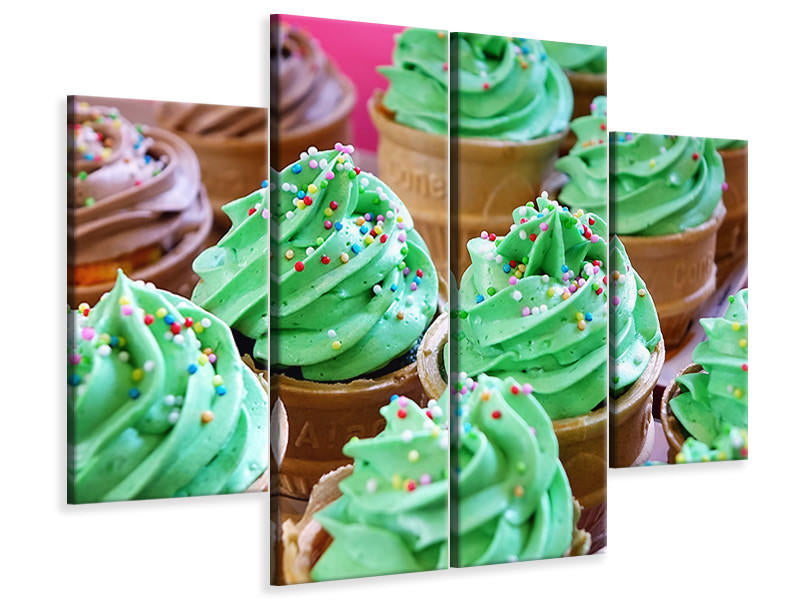 4-piece-canvas-print-soft-ice-cream