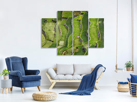 4-piece-canvas-print-terrace-walking