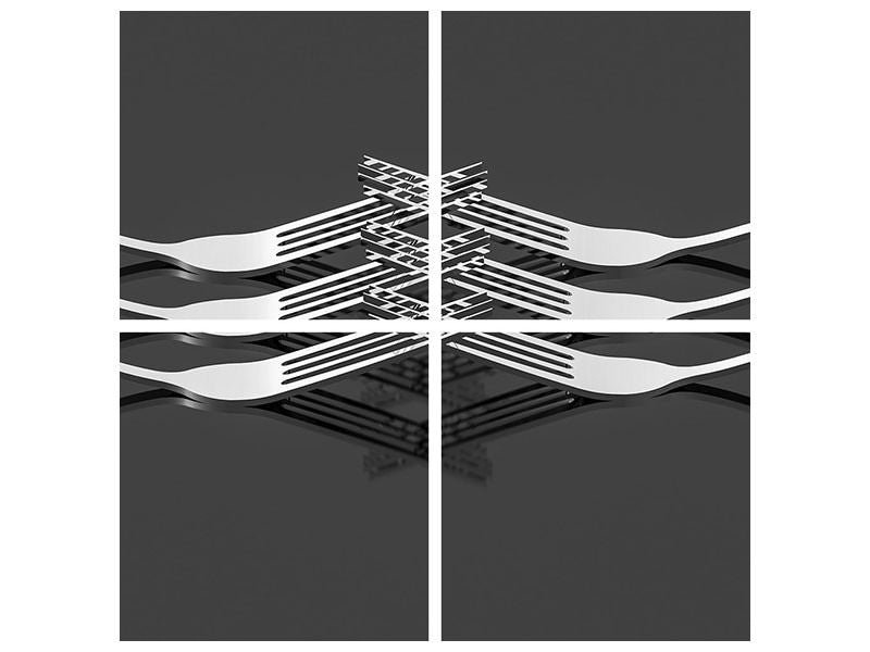 4-piece-canvas-print-three-forks