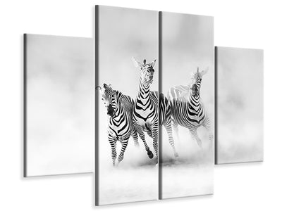 4-piece-canvas-print-zebras