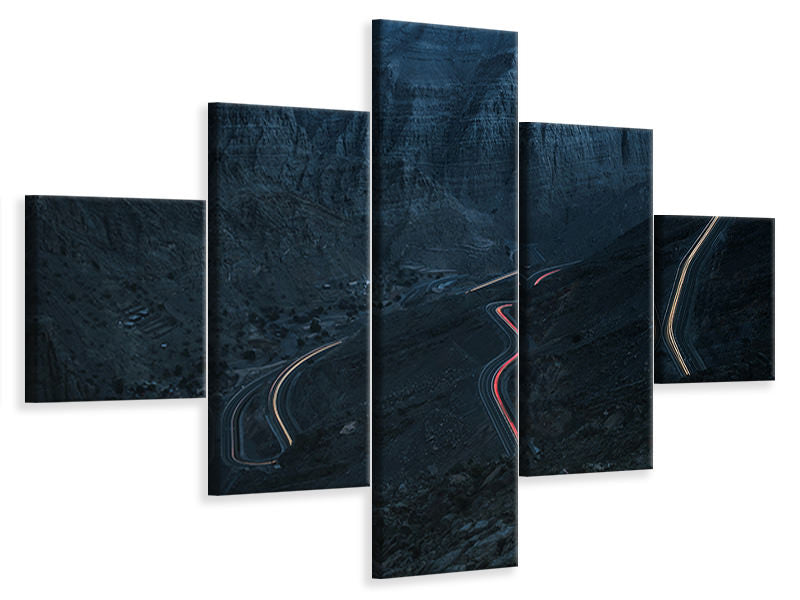 5-piece-canvas-print-a-to-b