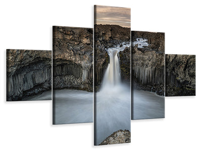 5-piece-canvas-print-aldeyjarfoss-waterfall-north-iceland