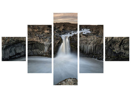 5-piece-canvas-print-aldeyjarfoss-waterfall-north-iceland