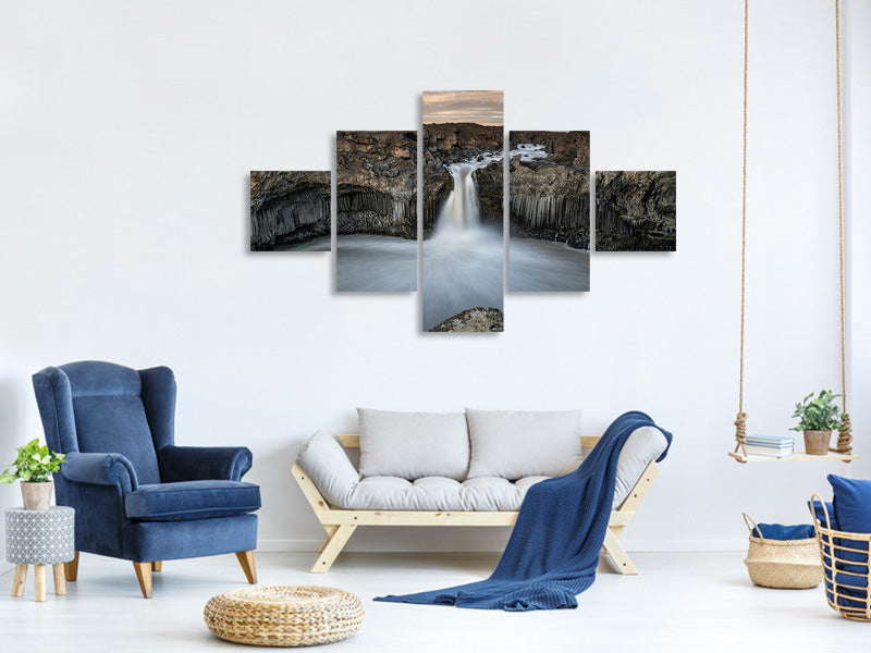 5-piece-canvas-print-aldeyjarfoss-waterfall-north-iceland