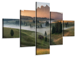 5-piece-canvas-print-alpe-di-siusi