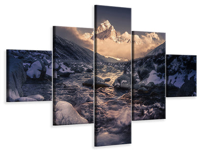 5-piece-canvas-print-ama-dablam