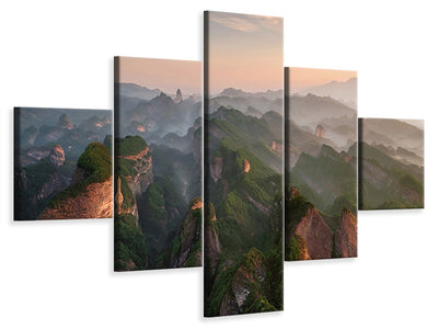 5-piece-canvas-print-bajiaozhai-park