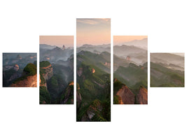5-piece-canvas-print-bajiaozhai-park