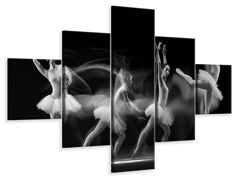 5-piece-canvas-print-balerina-art-wave