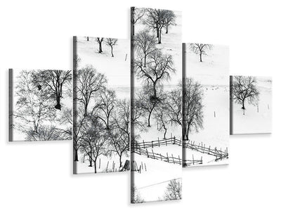 5-piece-canvas-print-bashang-winter