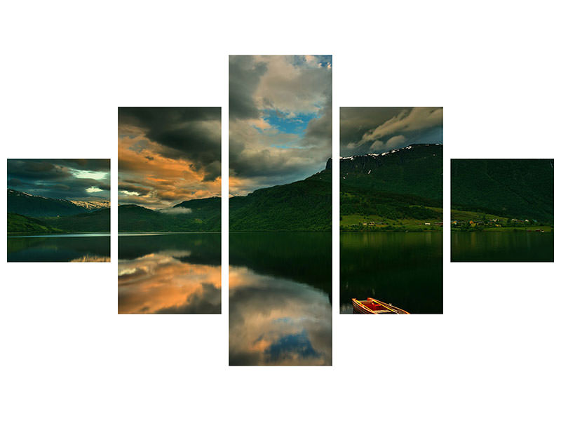 5-piece-canvas-print-boat