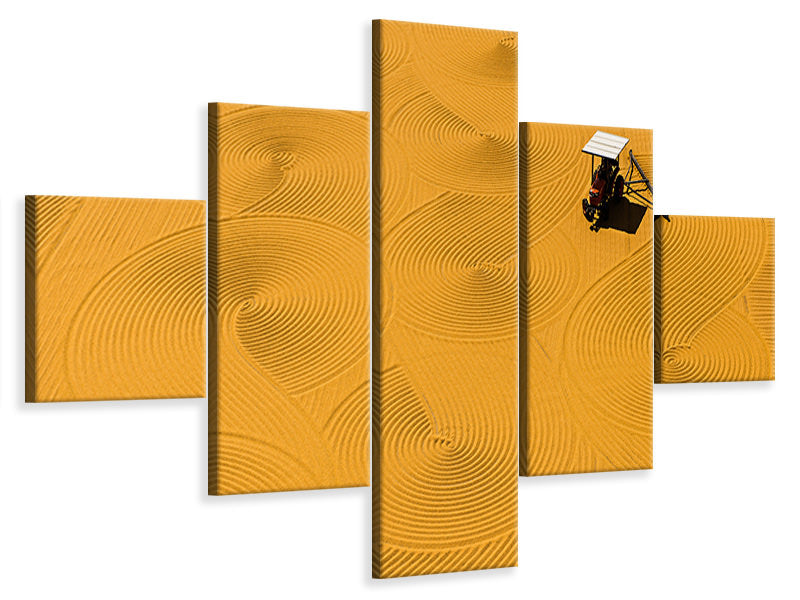 5-piece-canvas-print-bulgur-drying