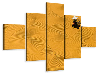 5-piece-canvas-print-bulgur-drying