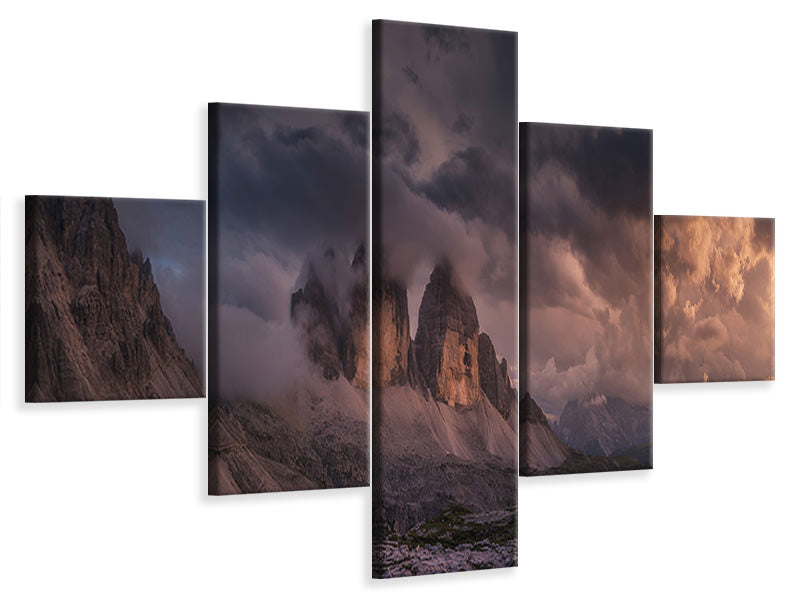 5-piece-canvas-print-crazy-sky
