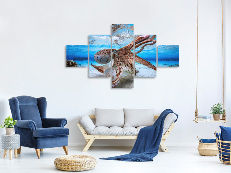 5-piece-canvas-print-dancing-octopus