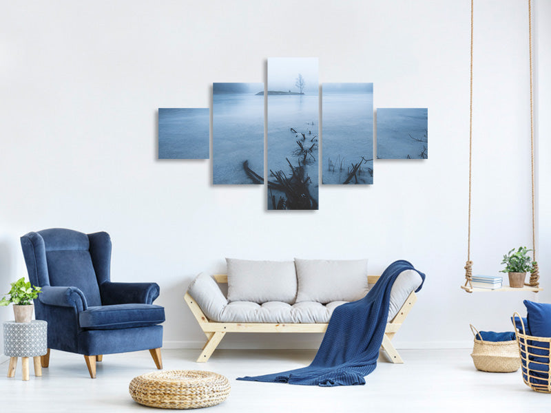 5-piece-canvas-print-dead-tree-vs-alive-tree
