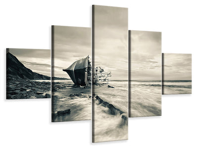 5-piece-canvas-print-defeated-by-the-sea