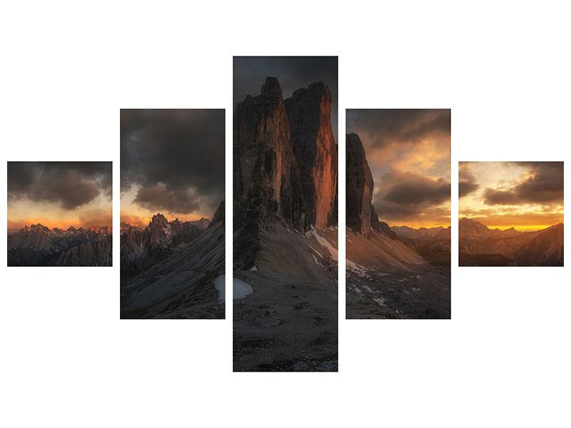5-piece-canvas-print-dolomitas