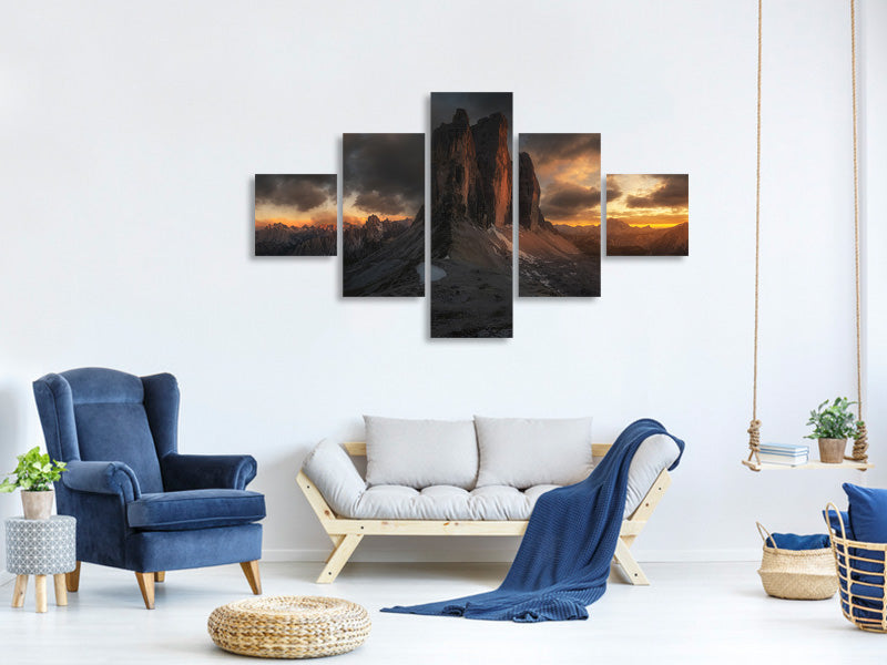 5-piece-canvas-print-dolomitas