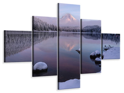 5-piece-canvas-print-first-snow-meet-first-light-ii