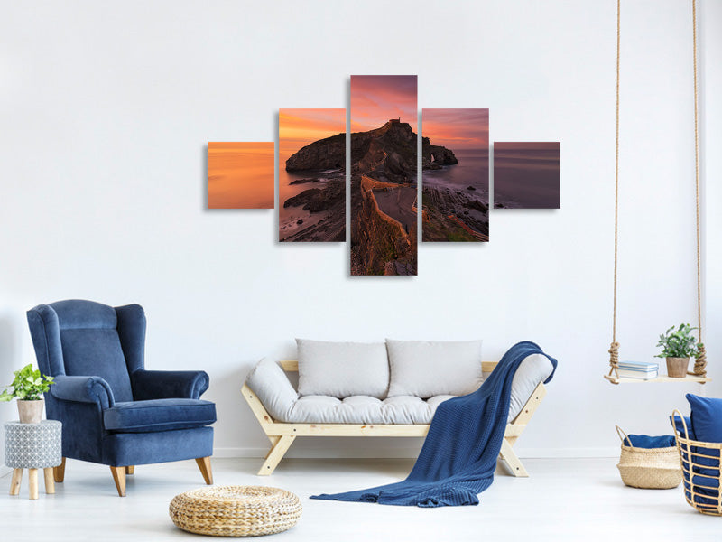 5-piece-canvas-print-gaztelugatxe