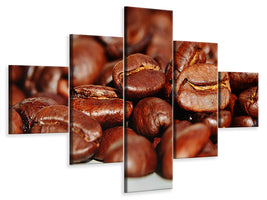 5-piece-canvas-print-giant-coffee-beans