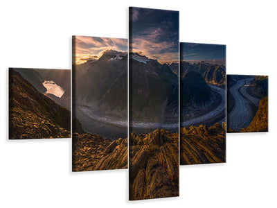5-piece-canvas-print-gilkey-glacier-lookout