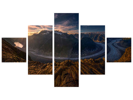 5-piece-canvas-print-gilkey-glacier-lookout