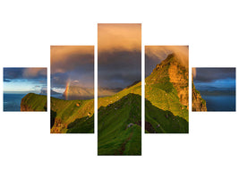5-piece-canvas-print-kallur-sunset