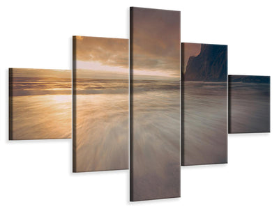 panoramic-canvas-print-the-seagulls-and-the-sea-at-sunrise
