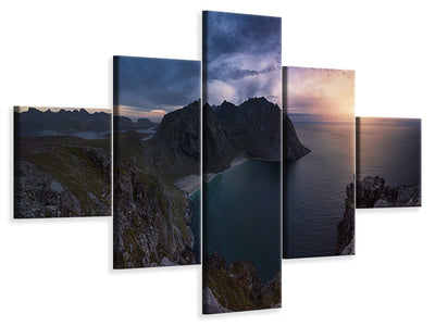 panoramic-canvas-print-the-seagulls-and-the-sea-at-sunrise