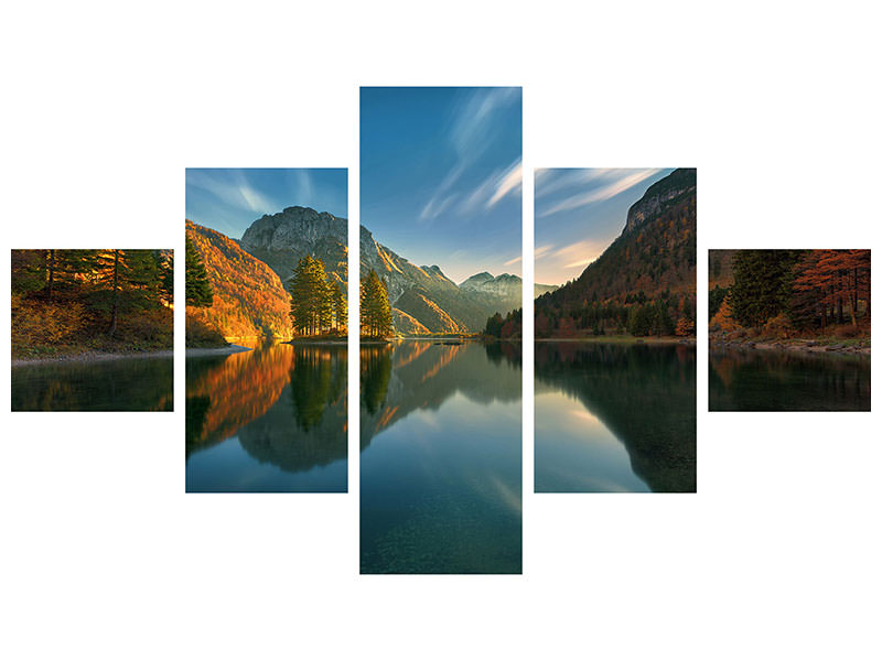 5-piece-canvas-print-magic-lake