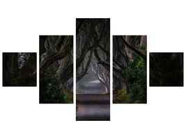 5-piece-canvas-print-magic-road