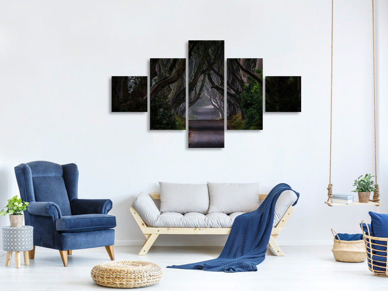 5-piece-canvas-print-magic-road