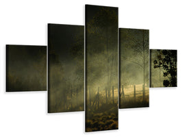 5-piece-canvas-print-misty-morning-ii